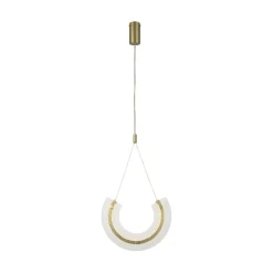 LED Hängeleuchte Aluminium Glas H: max. 186,5 cm 350 lm