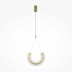 LED Hängeleuchte Aluminium Glas H: max. 186,5 cm 350 lm