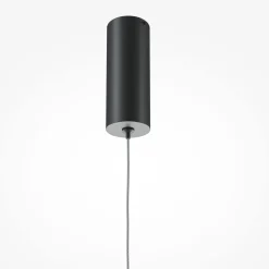 LED Hängeleuchte Aluminium H: max. 316,7 cm Schwarz