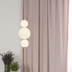 LED Pendelleuchte Glas Ø 18 cm Chrom Weiß 3000 K 2200 lm