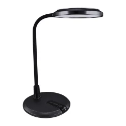 LED Schreibtischlampe Farbwechsel Touch Dimmer 40 cm Schwarz