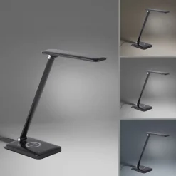 LED SchreibTischlampe Schwarz Touch 680 lm verstellbar