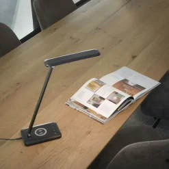 LED SchreibTischlampe Schwarz Touch 680 lm verstellbar