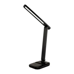 LED Schreibtischlampe Touch Dimmer Farbwechsel 32,3 cm Schwarz