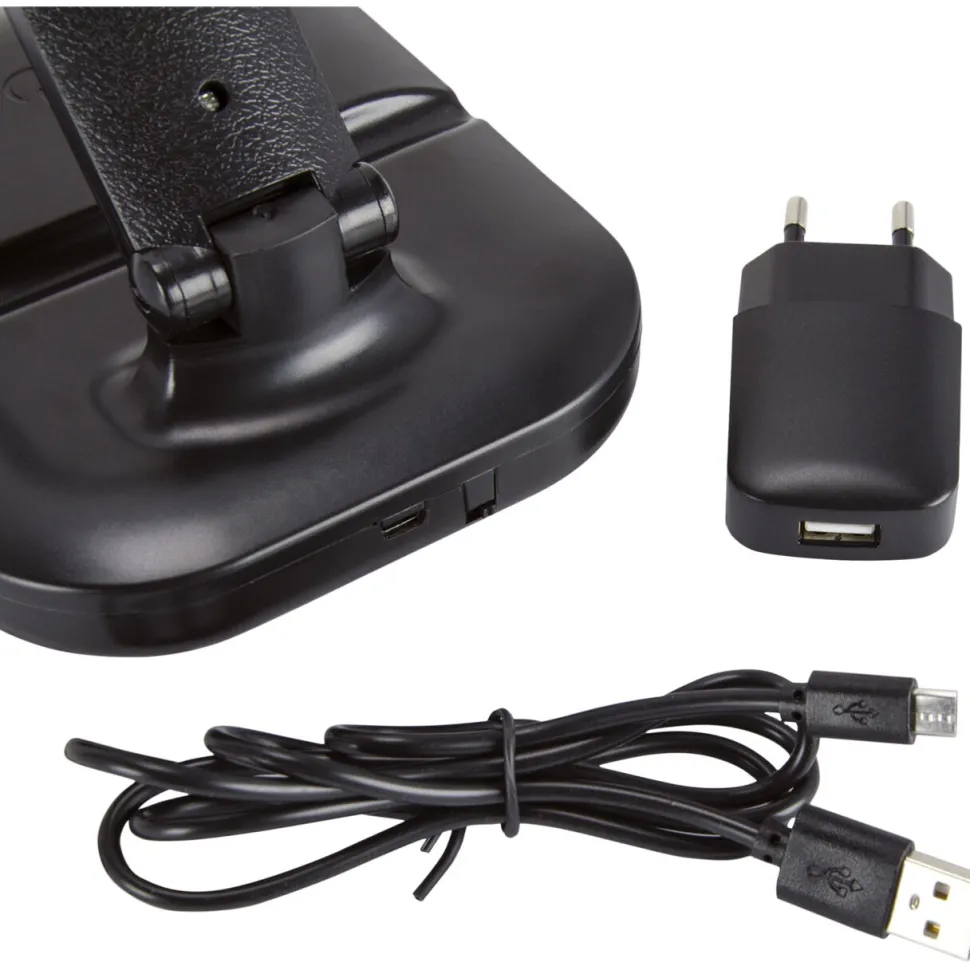 LED Schreibtischlampe Touch Dimmer Farbwechsel 32,3 cm Schwarz