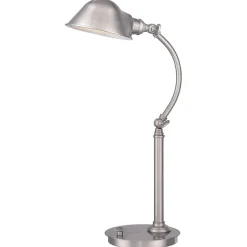 LED Schreibtischleuchte dimmbar Metall 53cm verstellbar