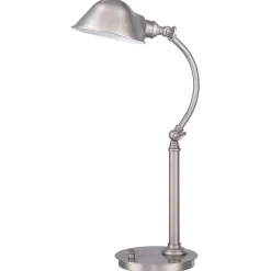 LED Schreibtischleuchte dimmbar Metall 53cm verstellbar