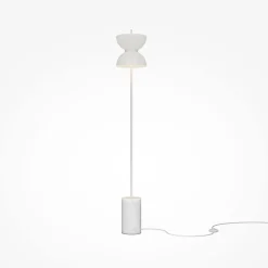 LED Stehlampe Glas Metall warmweiß 3000 K 1300 lm rund