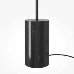 LED Stehlampe Glas Metall 3000 K warmweißes Licht rund