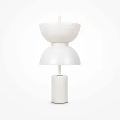 LED Tischlampe Glas Metall 3000 K warmweiß 500 lm rund