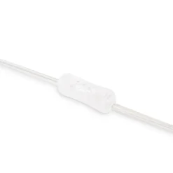 LED Tischlampe Metall Glas 46 cm hoch rund 500 lm MARIA