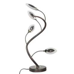 LED Tischlampe Modern Rostbraun Floral GORI