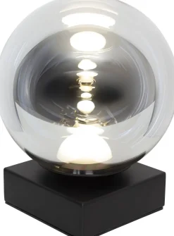 LED Tischlampe Schwarz Rauchsilber 18 cm 5 W Modern