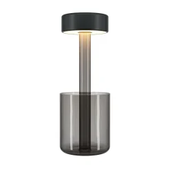 LED Tischleuchte Glas mit Dimmer Touch Funktion 34,8 cm