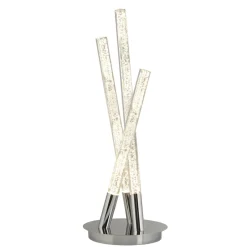 LED Tischleuchte in Chrom 43 cm 192 lm 3000 K warmweiß