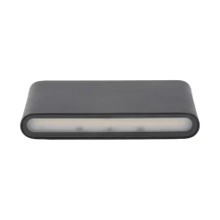 LED Wandlampe außen Metall Schwarz 17,5 cm IP54 Up Down