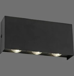 LED Wandleuchte Anthrazit Up Down dimmbar B:17 cm 2 W