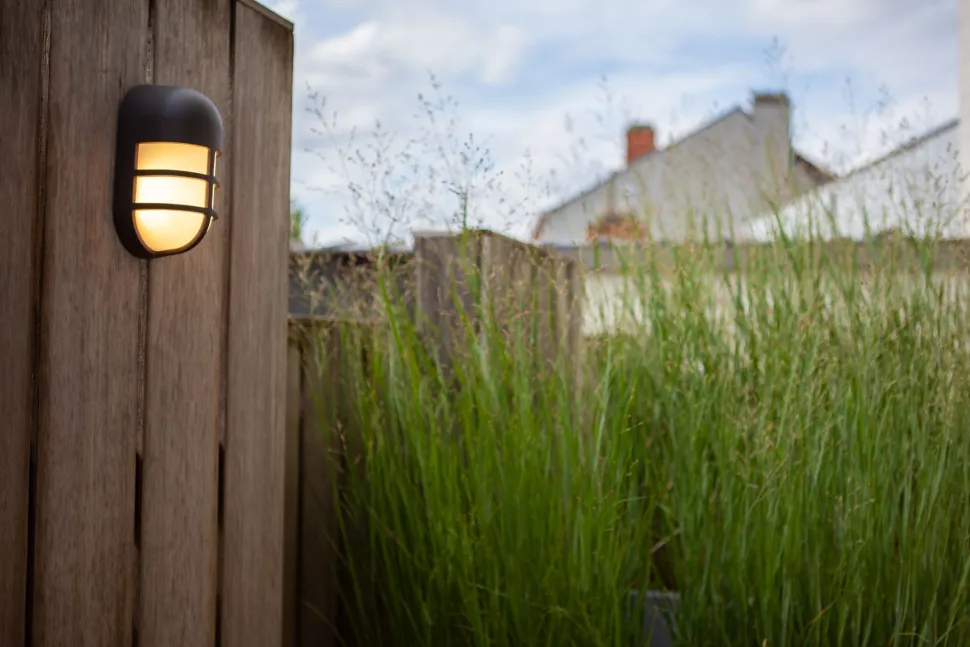 LED Wandleuchte Anthrazit Aluminium H:19,3 cm IP54 14 W