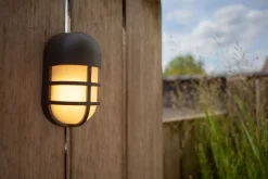 LED Wandleuchte Anthrazit Aluminium H:19,3 cm IP54 14 W