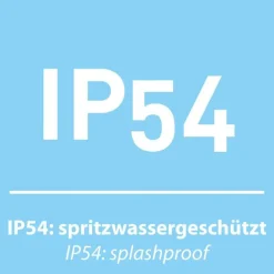 LED Wandleuchte außen Aluminium Anthrazit IP54 B:22 cm