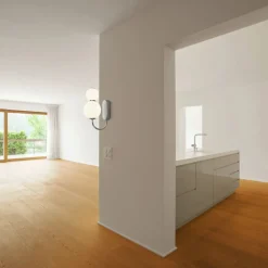 LED Wandleuchte Chrom Weiß 3000 K H: 28 cm Metall Glas