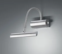 LED Wandleuchte CURTIS in Nickel matt