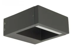 LED Wandleuchte IP54 Anthrazit 4000K 480lm