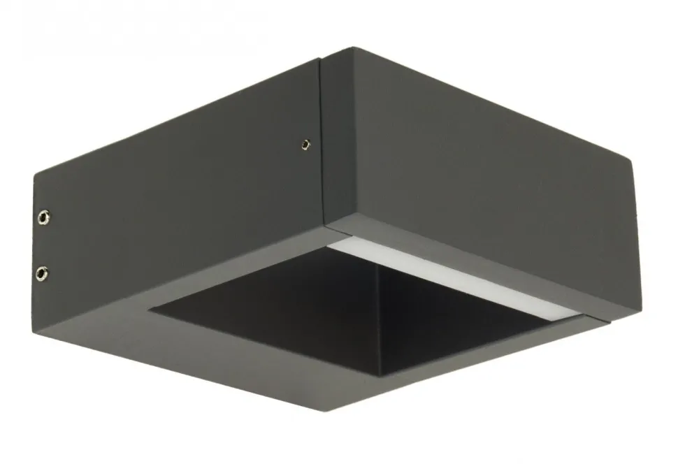LED Wandleuchte IP54 Anthrazit 4000K 480lm