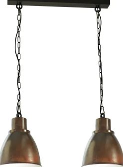 Loft Hängelampe Braun Industrial Style Handarbeit