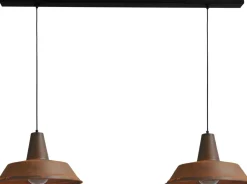 Loft Pendelleuchte Braun Antik L:130cm Ø45cm PRATO