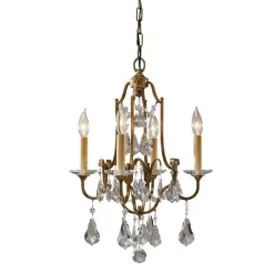 Lüster CANDELA 14 Bronze Antik kürzbar Ø41cm Lampe