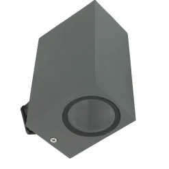 Moderne Außenleuchte Up Down Strahler Anthrazit AALBORG