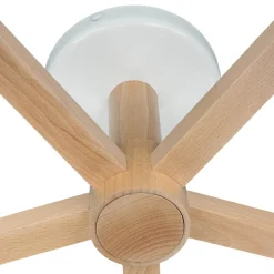 Moderne Deckenleuchte Holz 5xE27 Skandinavisch