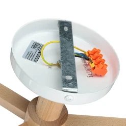 Moderne Deckenleuchte Holz 5xE27 Skandinavisch