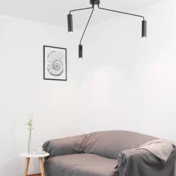 Moderne Deckenleuchte Schwarz drehbar