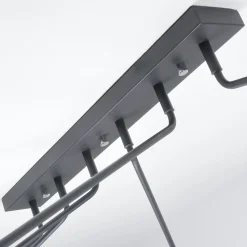 Moderne Deckenleuchte Schwarz 6-flmg