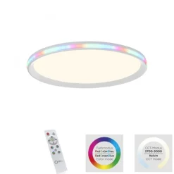 Moderne LED Deckenlampe RGB Licht Ø45 cm 2800 lm 22 W