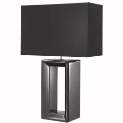 Moderne Schlafzimmerlampe schwarz