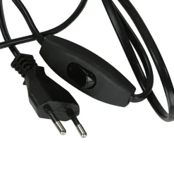 Moderne Tischlampe Stoff Grau Metall 33 cm elegant E14