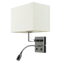 Moderne Wandleuchte mit LED Lesearm