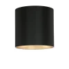 Moderner Deckenspot GU10 Metall in Schwarz Gold