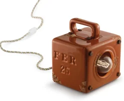 Nachttischleuchte Keramik 15,5 cm breit 20 cm E27 eckig