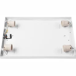 Natürliche Deckenlampe Pinie Glas B:45 cm E27 4-flmg