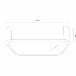 Natürliche Deckenlampe Pinie Glas B:45 cm E27 4-flmg