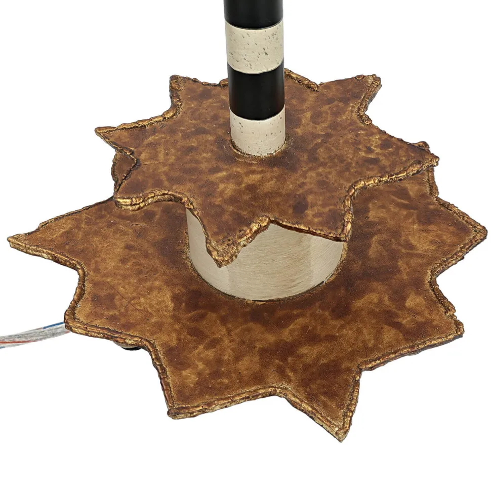 Niedrige Stehleuchte SELVA modernes Design 114cm