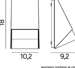 Outdoor Wandleuchte Anthrazit IP54 wetterfest
