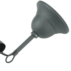 Pendelleuchte Anthrazit Stoff Landhaus Esstisch