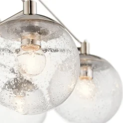 Pendelleuchte Glas Metall B: 70,3 cm Kugel Schirme LIETA