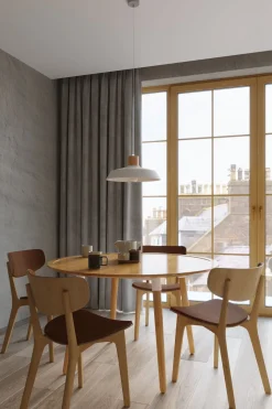 Pendelleuchte Grau Ø 40 cm Beton Schirm E27