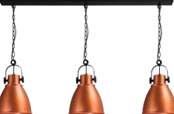 Pendelleuchte individuell verstellbar in Kupfer